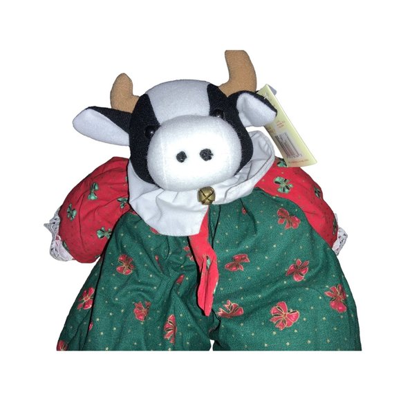 Ganz Christmas Cow Shelf Sitter TWINKLE - Picture 3 of 13